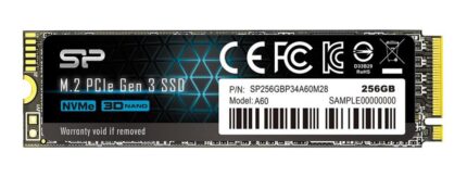 Silicon Power A60 256GB M.2 NVMe SSD 2200MB/s